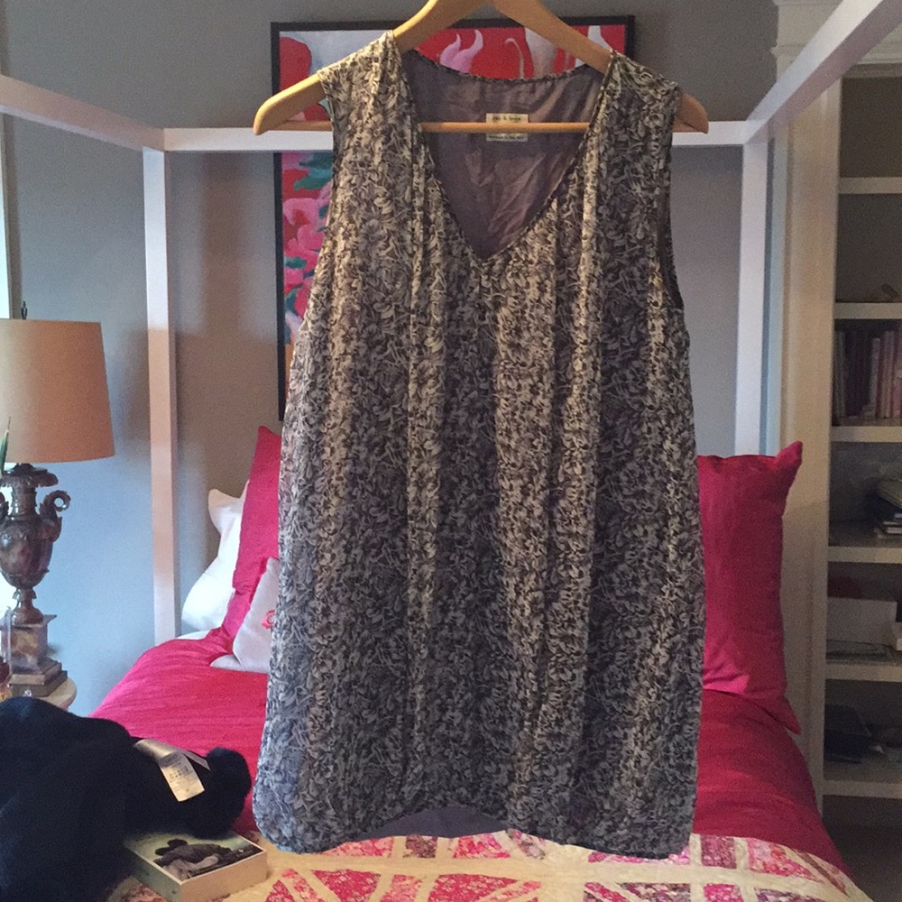 RAG & BONE SILK FLORAL MINI DRESS SIZE 6 (XS)